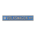 Volkswagen Way Metal Street Sign - Classic Volkswagen Sign for Garage, Shop or Man Cave