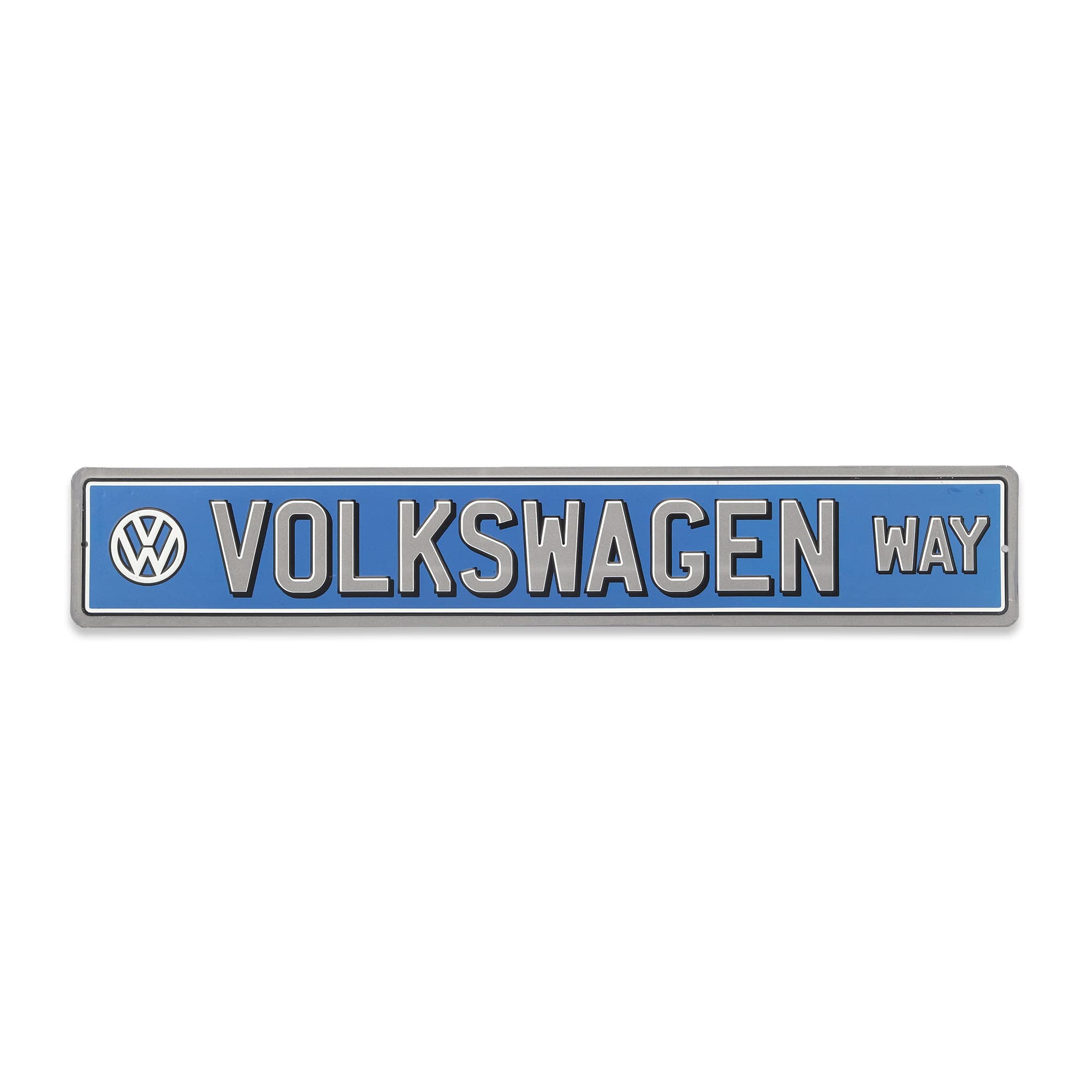 Volkswagen Way Metal Street Sign - Classic Volkswagen Sign for Garage, Shop or Man Cave