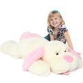 MorisMos Dog Stuffed Animal 31 Inch, Large Puppy Plush Pillow, Big Soft Dog Plush Toys for Girls Kids