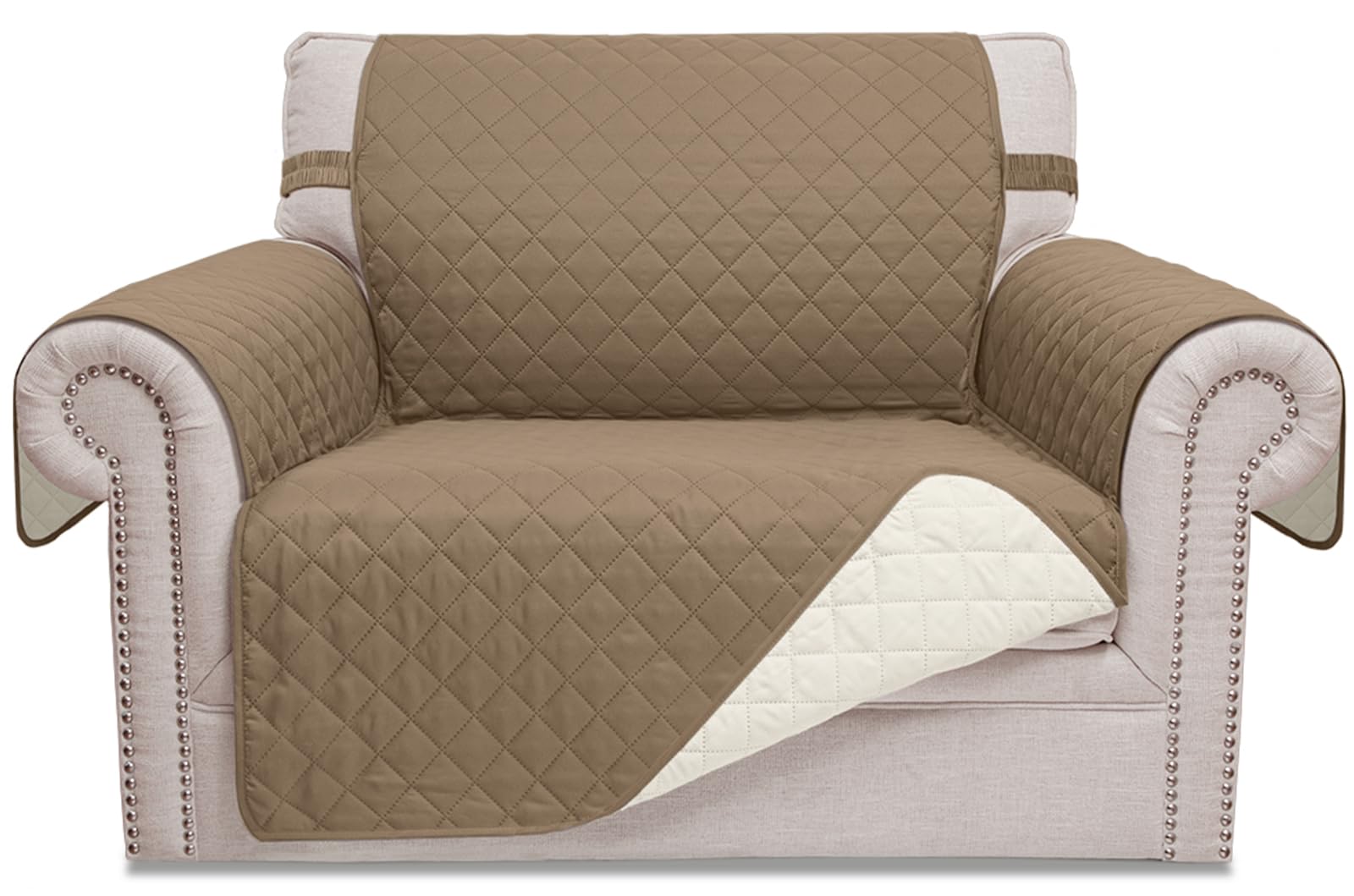 Homerilla Reversible Loveseat Covers, Couch Covers For 2 Cushion Couch Sofa, Couch Protector Loveseat Covers For Dogs (Loveseat