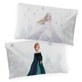 Jay Franco Disney Frozen Spirit Of Adventure Glow In The Dark 2 Pack Reversible Pillowcases Features Elsa & Anna - Double-Sided