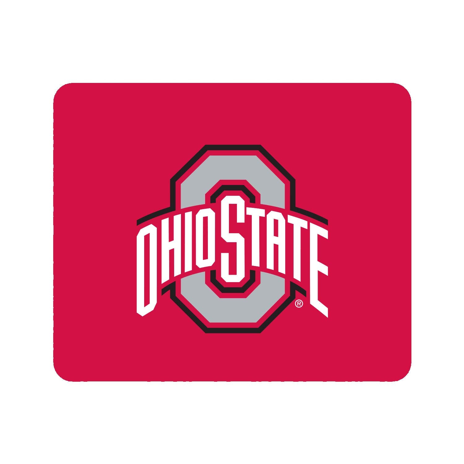 Otm Essentials Ohio State University Standard Fabric Mouse Pad, Desk Accessories, Standard Fabric Gaming Mouse Pad
