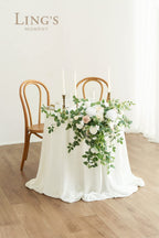 Ling'S Moment 2Pcs Artificial Floral Swags Arch Flowers Wedding Centerpieces Flower Rose Garland Greenery Arrangements For Sweet
