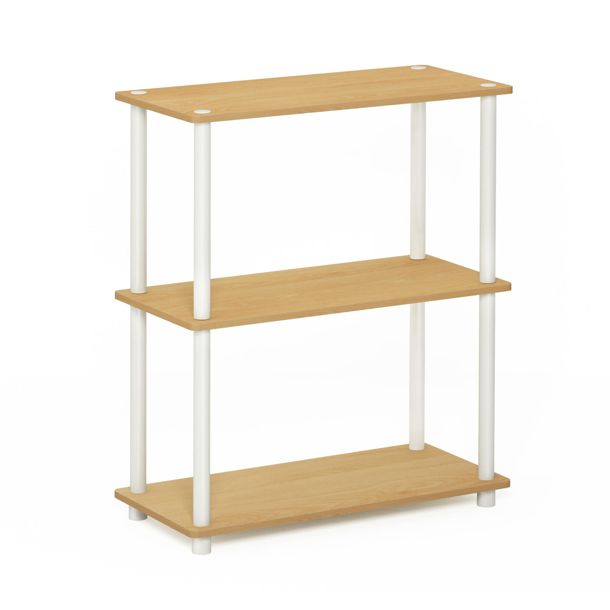 Furinno Turn-N-Tube Display Rack, 3-Tier Single, Beech