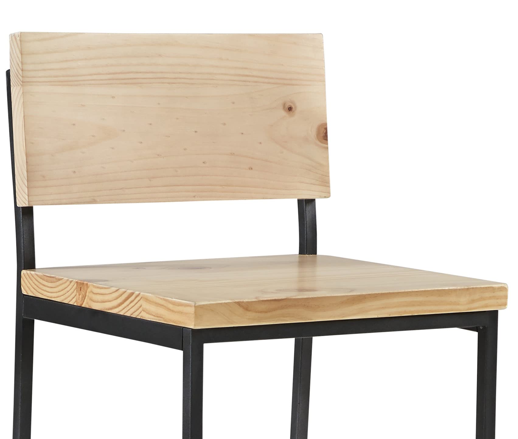 Progressive Furniture Sawyer Wood/Metal Bar Stool Natural/Gunmetal