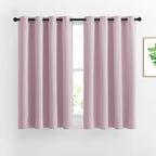 Nicetown Blackout Curtain Panels Grommet - All Season Eyelet Top Blackout Draperies For Bedroom/Living Room/Glass Door, Navy Blu
