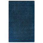 Rizzy Home | Tc8576 | Technique Collection | Wool Area Rug | 5' X 8' | Navy Solid