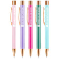 wearage Set of 5 Mahjong Gifts for Women Mahjong Pen Funny Gifts for Mah Jong Lovers Mah Jong Ballpoint Pens for Office Home Bir