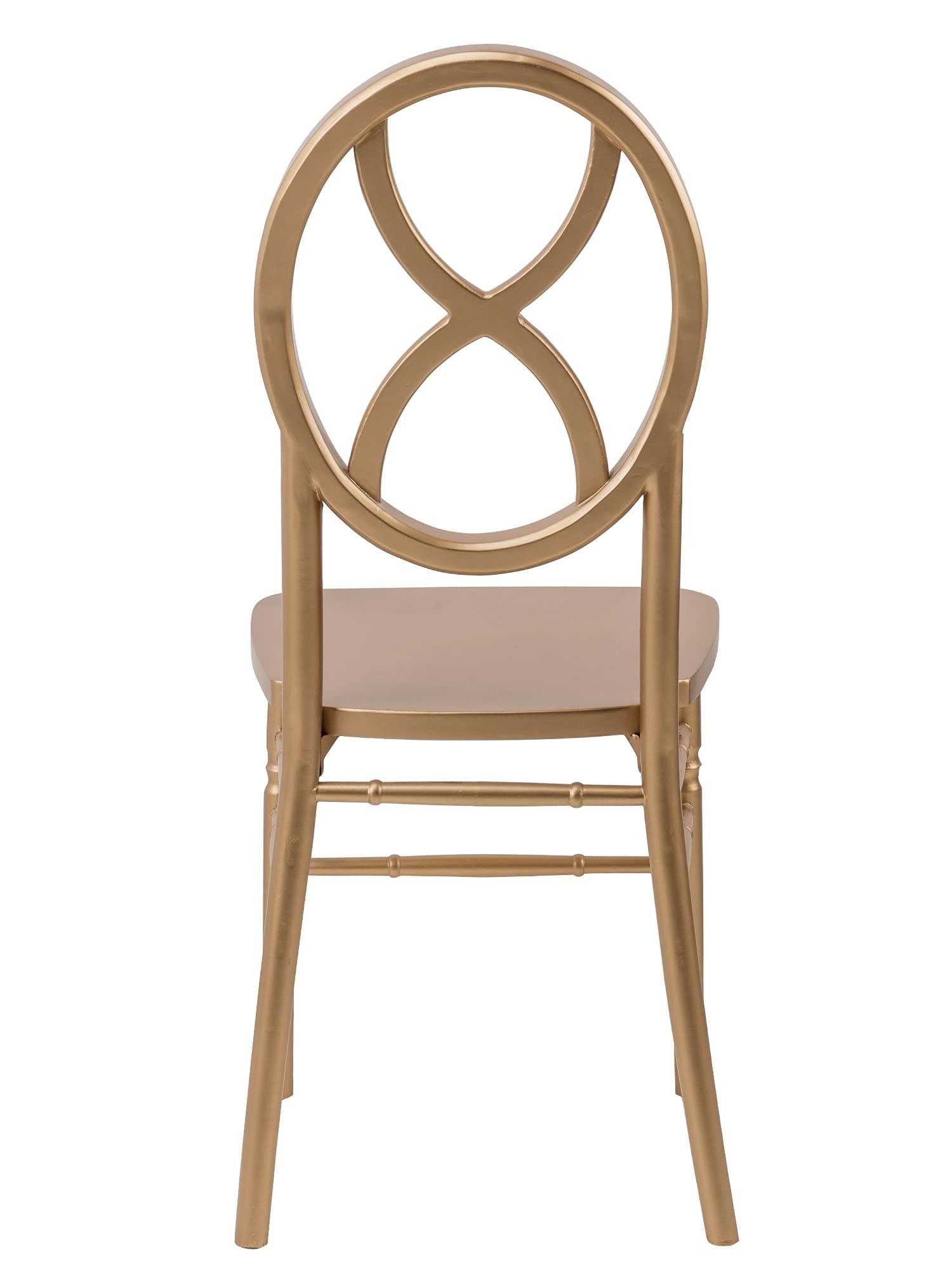 Commercial Seating Products Sandglass Gold Wood Chairs, 2-Pack