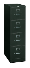 HON 4-Drawer Filing Cabinet - 310 Series Full-Suspension Legal File Cabinet, 26-1/2-Inch, Charcoal (H314)