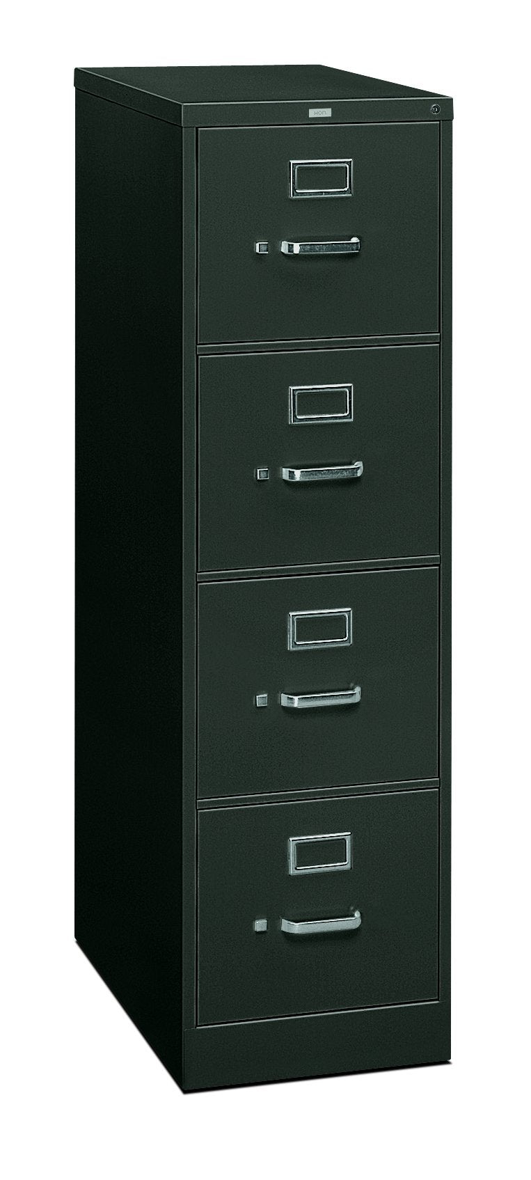 HON 4-Drawer Filing Cabinet - 310 Series Full-Suspension Legal File Cabinet, 26-1/2-Inch, Charcoal (H314)