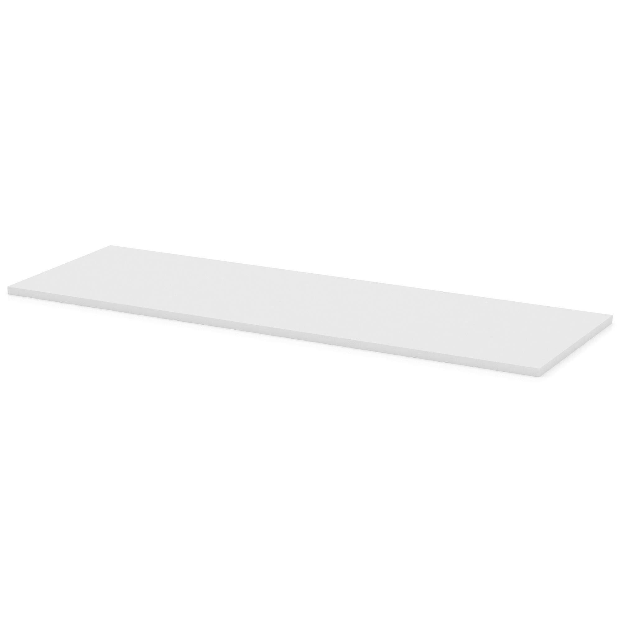 Lorell WidthAdjustable Training Table Top, 72 Lx 24 W, White