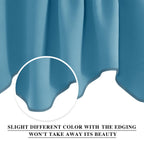Nicetown Blackout Valance Curtains For Window - Energy Efficient Microfiber 52 Inches By 18 Inches Scalloped Rod Pocket Valance
