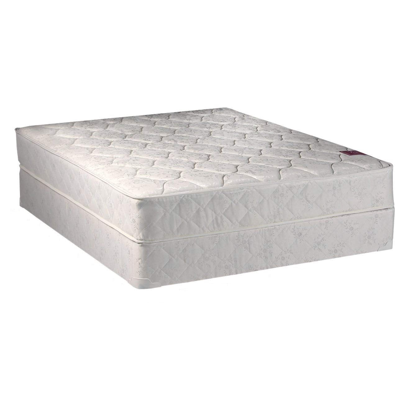 Dream Solutions USA American Legacy Innerspring Coil Twin Size (39x75x7) Mattress and Box Spring Set - Fully Assembled, Orthoped