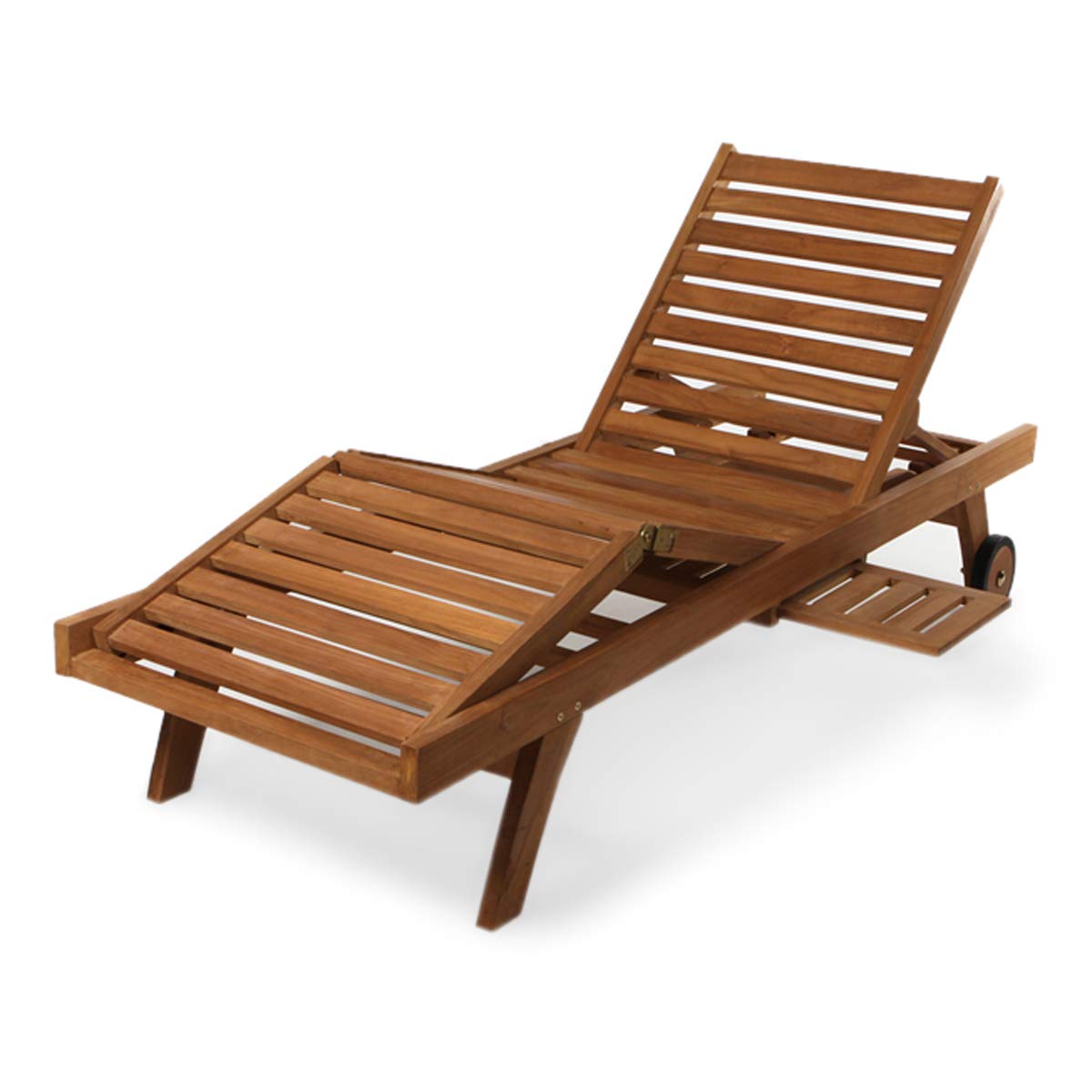 All Things Cedar TL78 Teak Chaise Lounge Chair