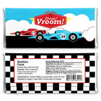 Big Dot Of Happiness Let'S Go Racing - Candy Bar Wrapper Baby Shower Or Race Car Birthday Party Party Favors - Set Of 24