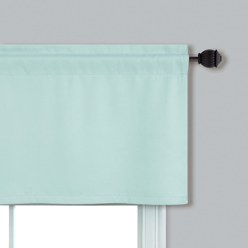 Mrs.Naturall Beach Valances For Kitchen Window 2 Pack Rod Pocket Blackout Valance For Living Room Bathroom 36 X 16 Inch Length S