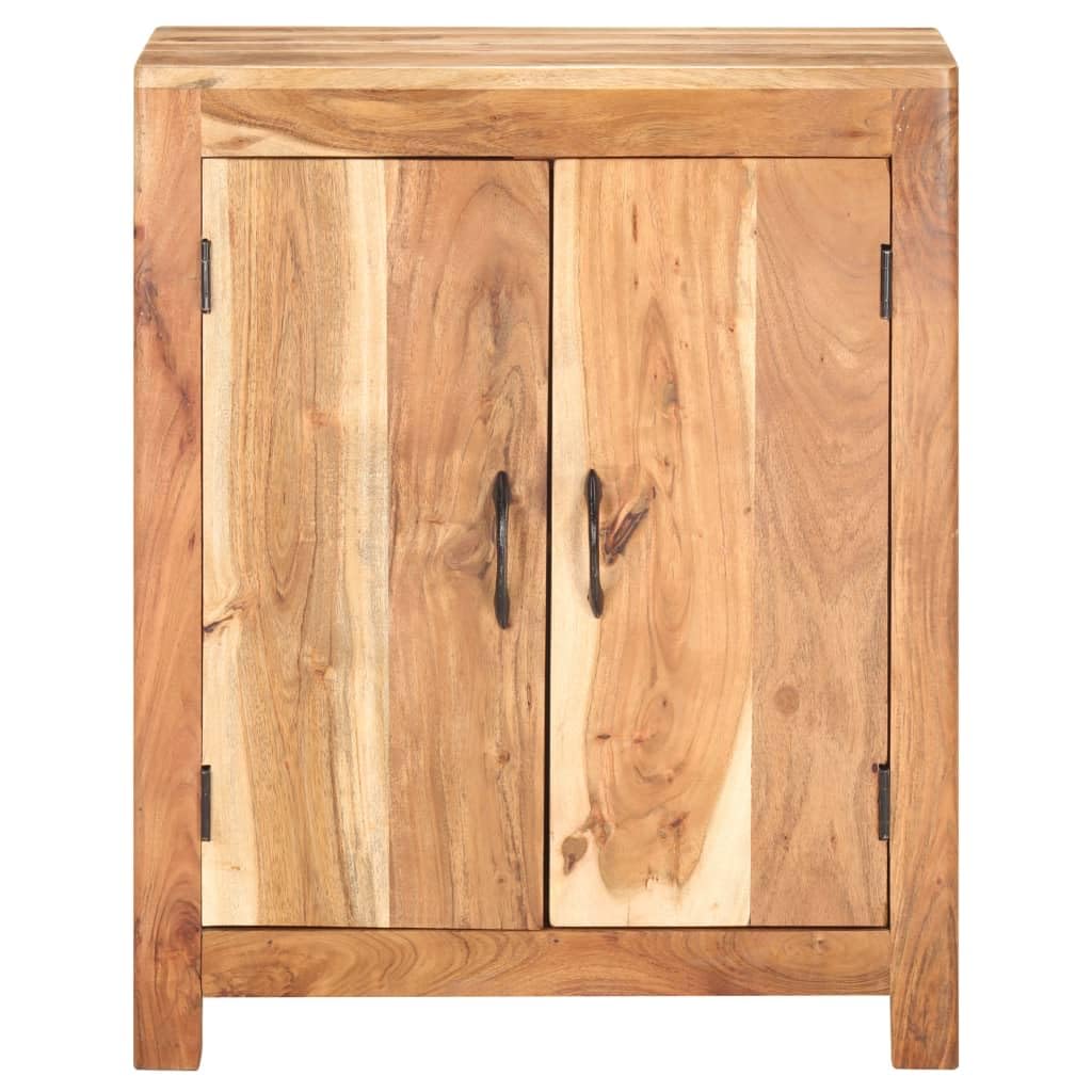Sideboard 23.6&quot;x13.8&quot;x29.5&quot; Solid Acacia Wood