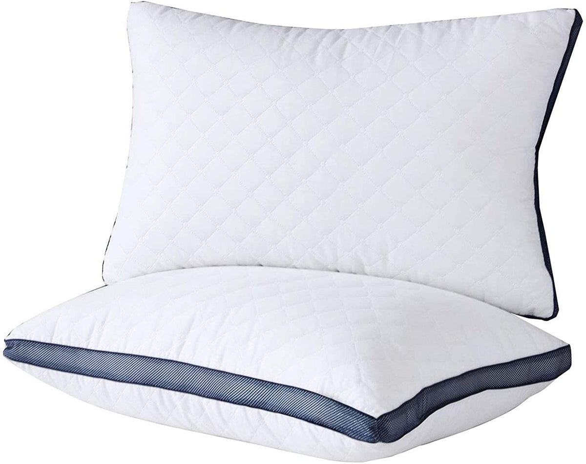 Meoflaw Pillows For Sleeping (2-Pack), Luxury Hotel Pillows Queen Size Set Of 2,Bed Pillows For Side And Back Sleeper (Queen)