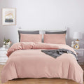 Karever Blush Pink Comforter Set Twin Solid Dusty Rose Bedding Quilt Set Blush Pink Comfroter Set 3 Pcs For Kids Teens Adult Dur