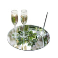 Round Glass Mirror- 12 Home/Centerpiece - 1/4 Thick - Flat Polished