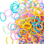 Touch Of Nature 500 Value Pack Loom Bands, Assorted, Includes 25 Plastic Claps, Pastel Green/Orange/Pink/Purple/Yellow/Turquoise