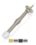 Jack N Drill Door Stopper (20 Pack) - 3    Light Duty Spring Door Stop With Flexible Spring And Non-Marking Tip, Screw In Door S