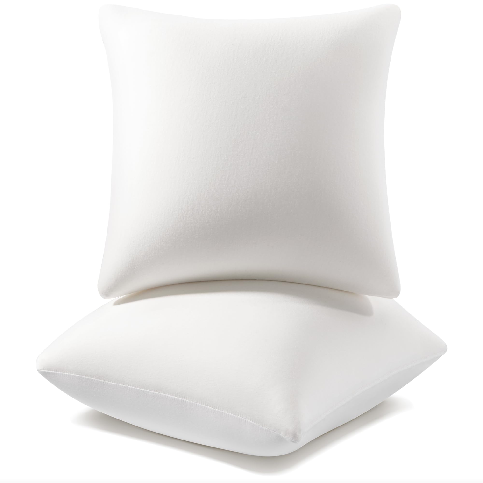 AM AEROMAX 20   20 Pillow Insert (Pack of 2) Memory Foam Throw Pillow Insert Sham Square for Decorative Cushion Bed Couch Sofa W