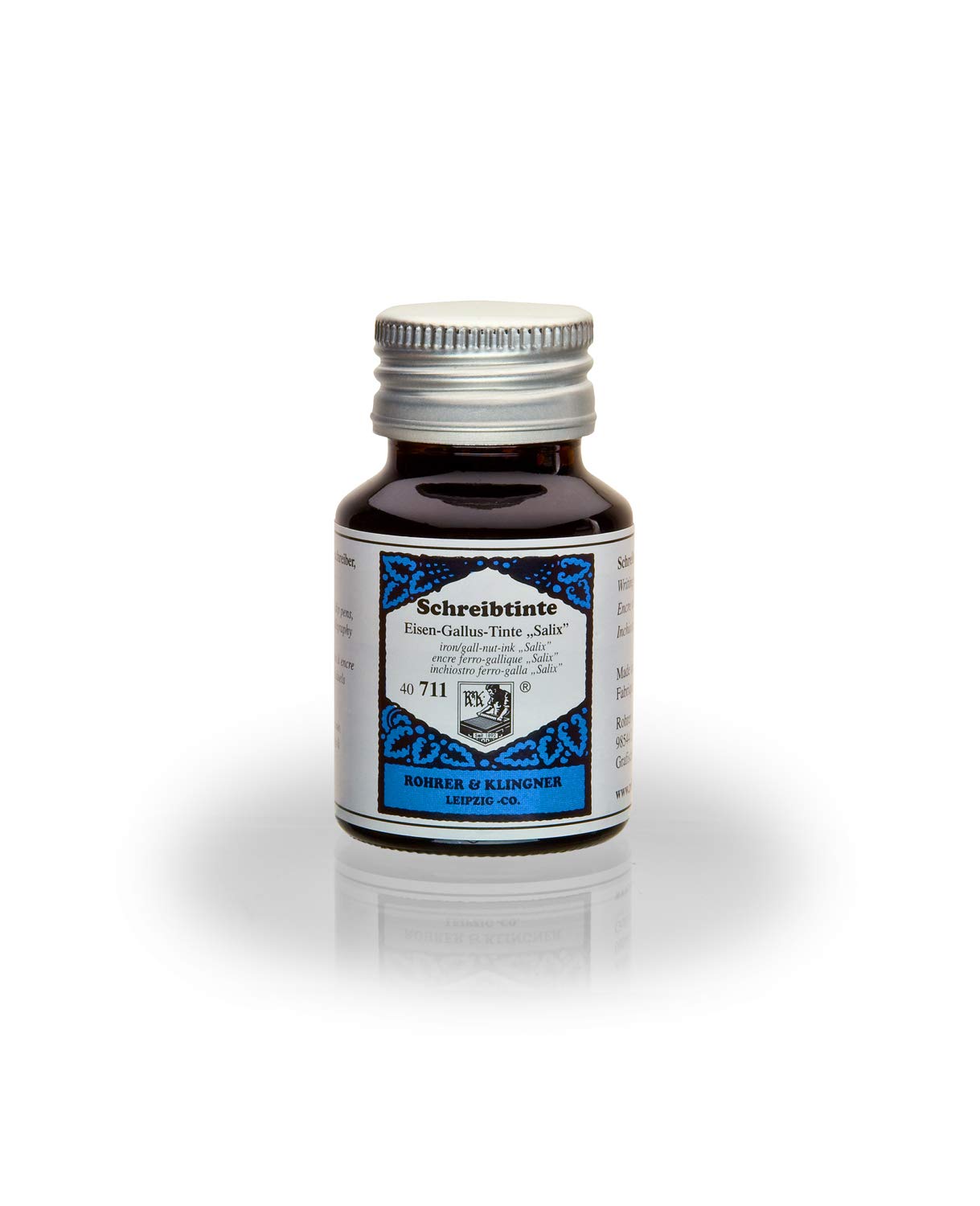 Rohrer & Klingner 50 Ml Bottle Fountain Pen Ink, Iron Gall Nut-Ink, Salix