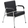 BestOffice Portable Salon Chair with Auto Tilt Seat Back. Reclining Beauty Barber Chair Soft Armrests Metal Frame and Extra Thic