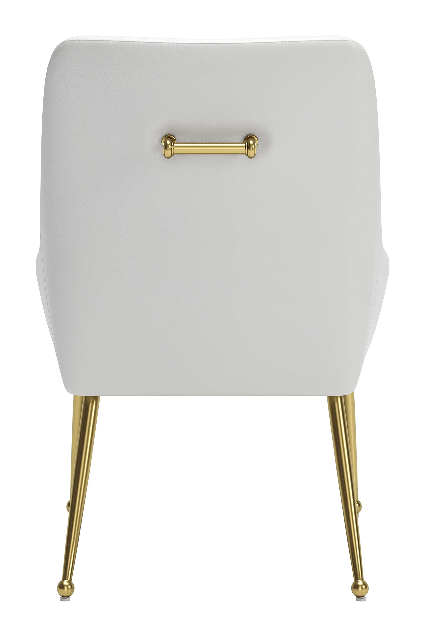 Zuo Maxine Dining Chair White & Gold