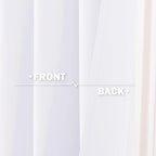 Nicetown Kitchen Curtains 30 Inch Length Heat Blocking Blackout Thermal Insulated Grommet Tier Curtains For Small Window Bathroom Basement, Short Rv Curtains For Camper, Set 2 Panels, Pure White