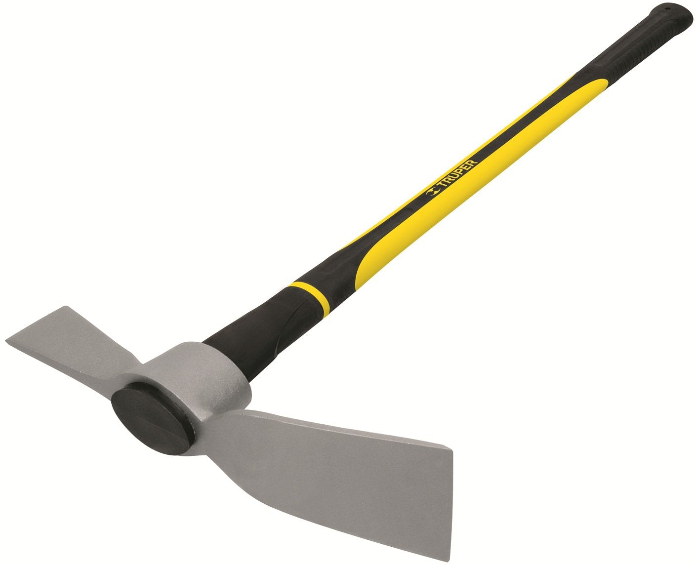 Truper Cutter Mattock Pick Axe - Pickaxe 5 Lb Steelhead With 36-Inch Fiberglass Handle - Pick Axes For Digging - 31638