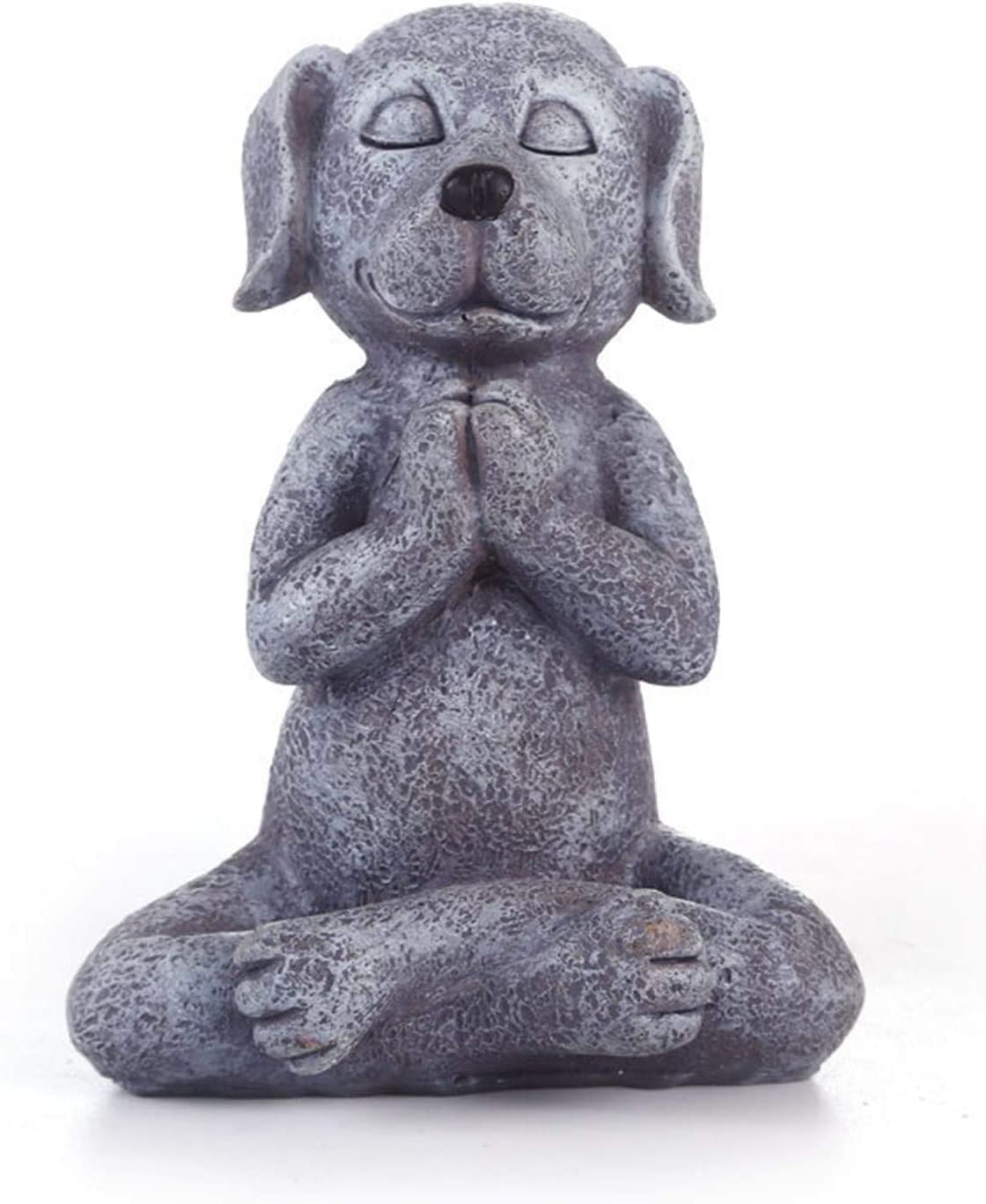 Meditating Dog Statue Buddha - Zen Dog - Namaste- Top Collection Tranquility And Peacefulness For Your Fairy Garden. 4