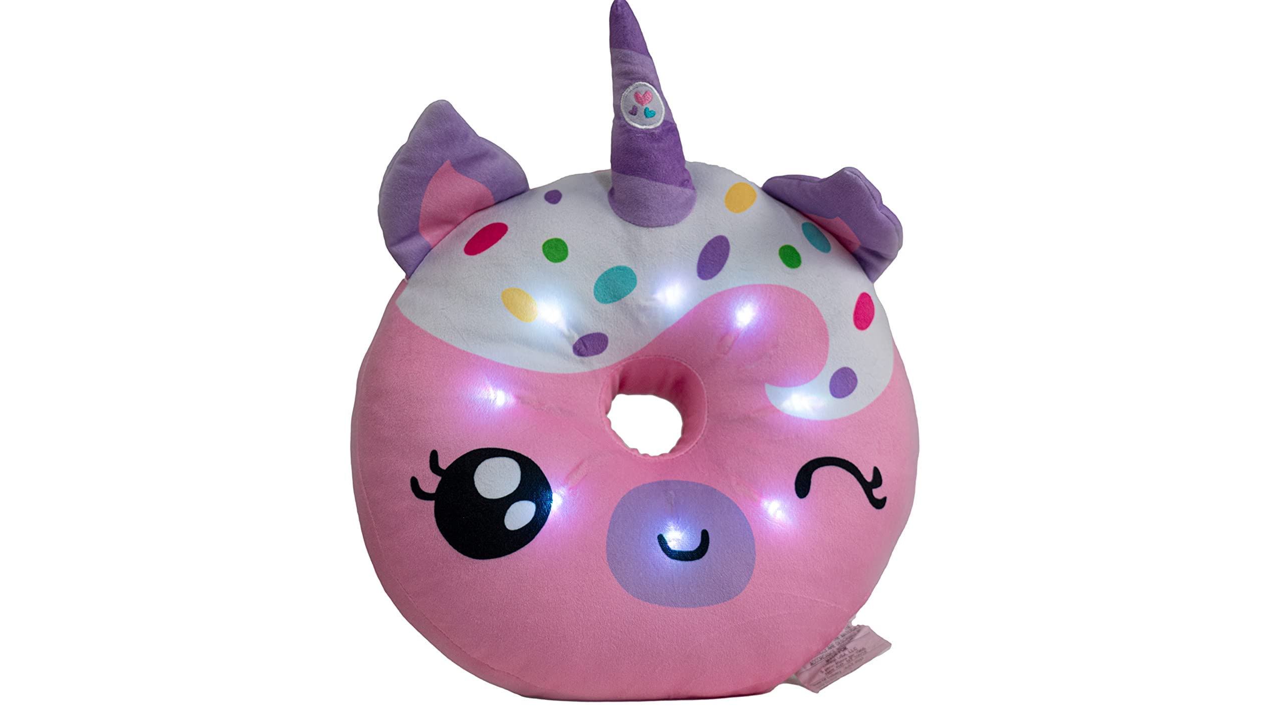 Light Up Pillow for Kids, Plush Led Night Light for Boys and Girls, Oeko TEX Certified, Toddlers Light Up Sleeping Toy, Unicorn 