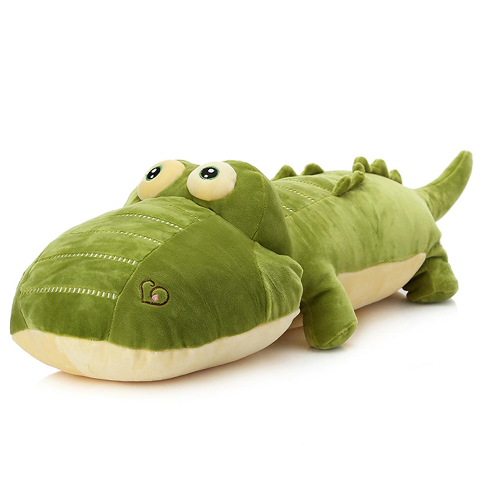 Elfishgo Crocodile Big Hugging Pillow, Soft Alligator Plush Stuffed Animal Toy Gifts For Kids, Birthday, Christmas 25.6'