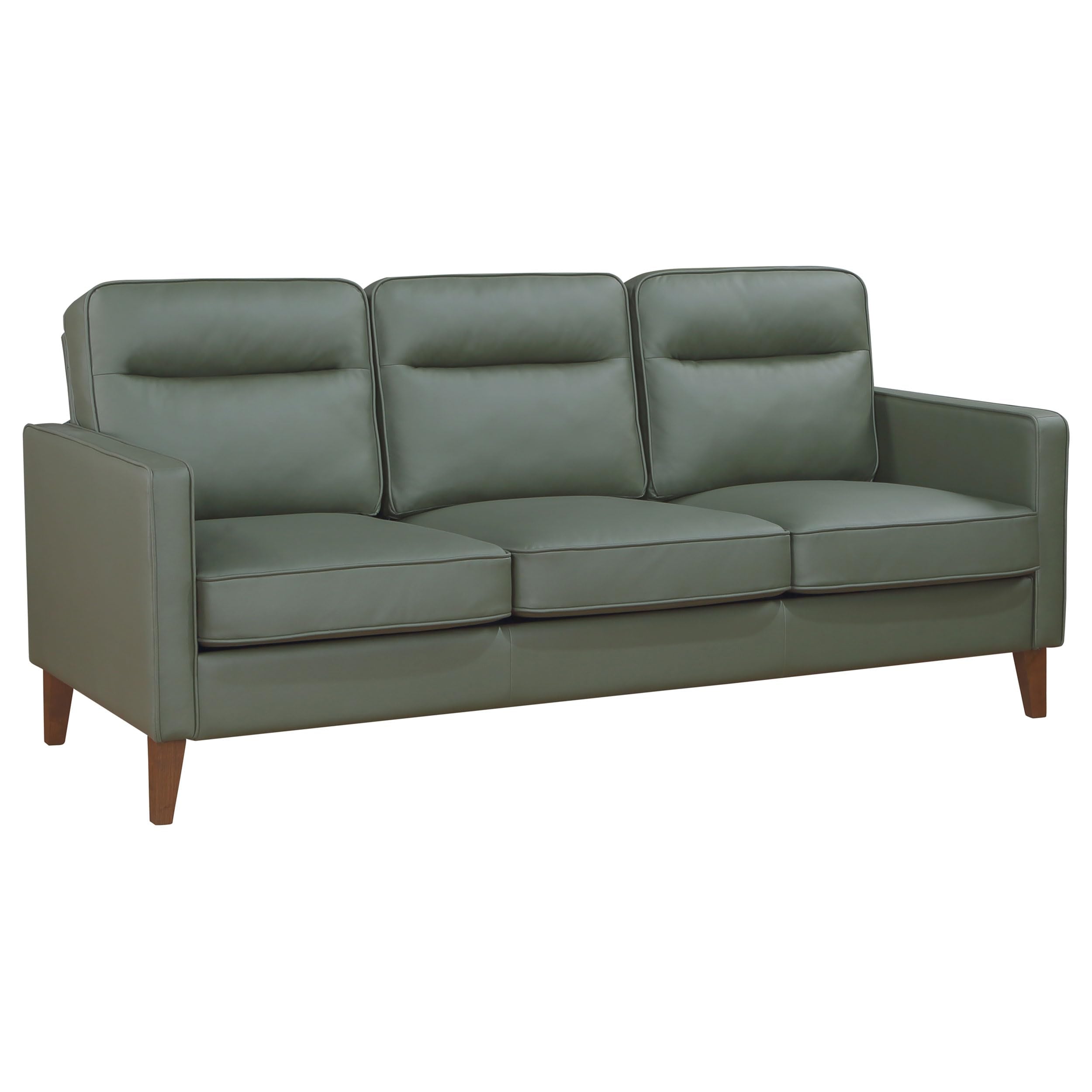 Coaster Jonah Upholstered Track Arm Sofa Green