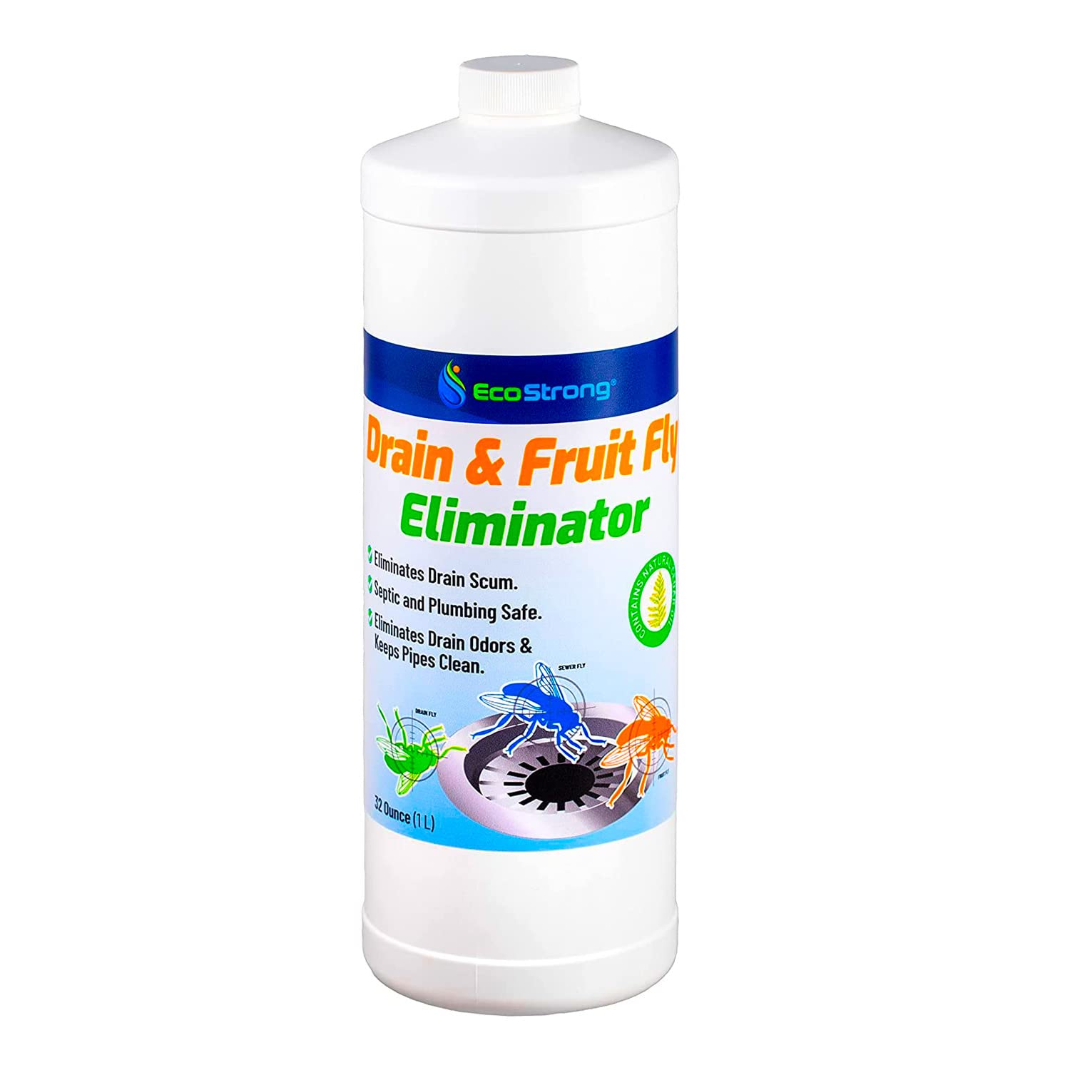 Fruit  Fly  Drain Treatment | Drain Fly  Eliminator | All-Natural, Eliminates Gnats, Sewer Flies And More -   Works In All Drain