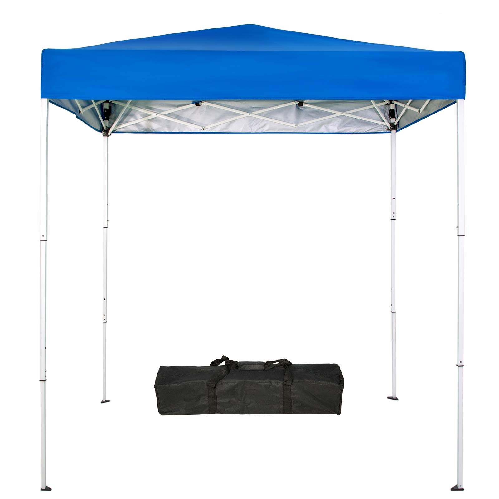 Sunnyglade 6X4 Ft Pop-Up Canopy Tent Outdoor Portable Instant Shelter Folding Canopy With Carry Bag(Royal Blue)