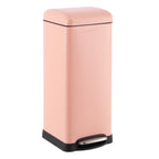 happimess HPM1007J Betty Retro 8-Gallon Step-Open Trash Can, Fingerprint Resistant, Modern, Minimalistic for Home, Kitchen, Laun