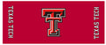 Collegiate Kwik-Covers Rectangle Plastic Table Covers, Bundle Of 2 (Texas Tech University, 6')