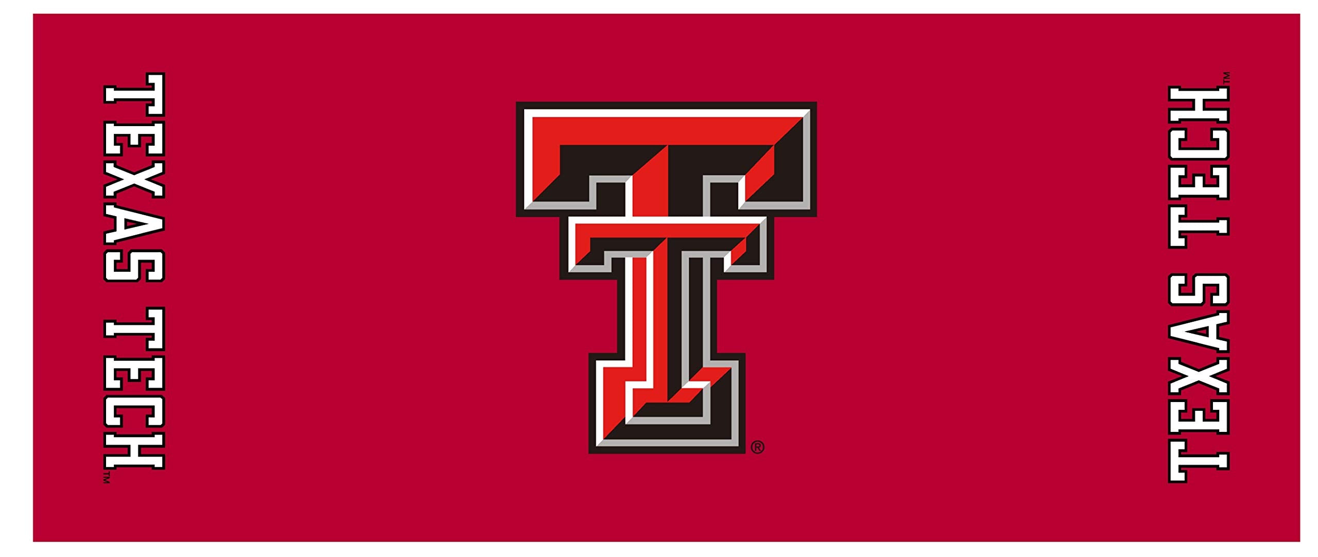Collegiate Kwik-Covers Rectangle Plastic Table Covers, Bundle Of 2 (Texas Tech University, 6')