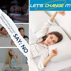 Shredded Memory Foam Pillows For Sleeping, King Size Pillow, Cooling Gel Pillows For Hot Sleepers Luxury Bed Pillow For Side And