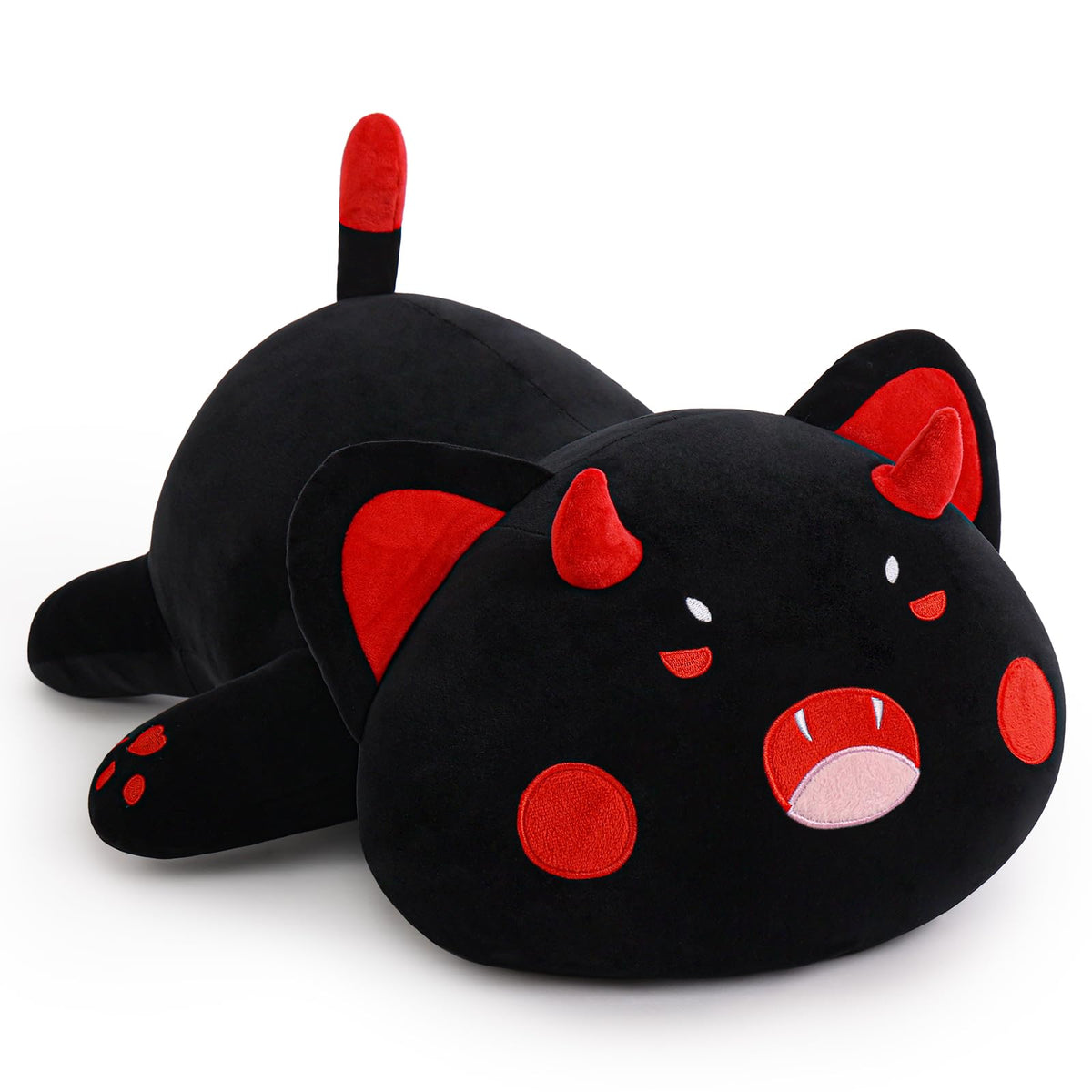 Miaohaha Cute Cat Plush Toy Soft Stuffed Animal Cat Plush Pillow Kawaii Plush Hugging Toy For Kids And Girls(Cat,30Cm/11.8In)