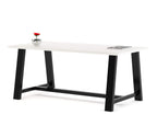 Kfi Midtown Conference Table, 72" W X 30" D X 36"H, Designer White