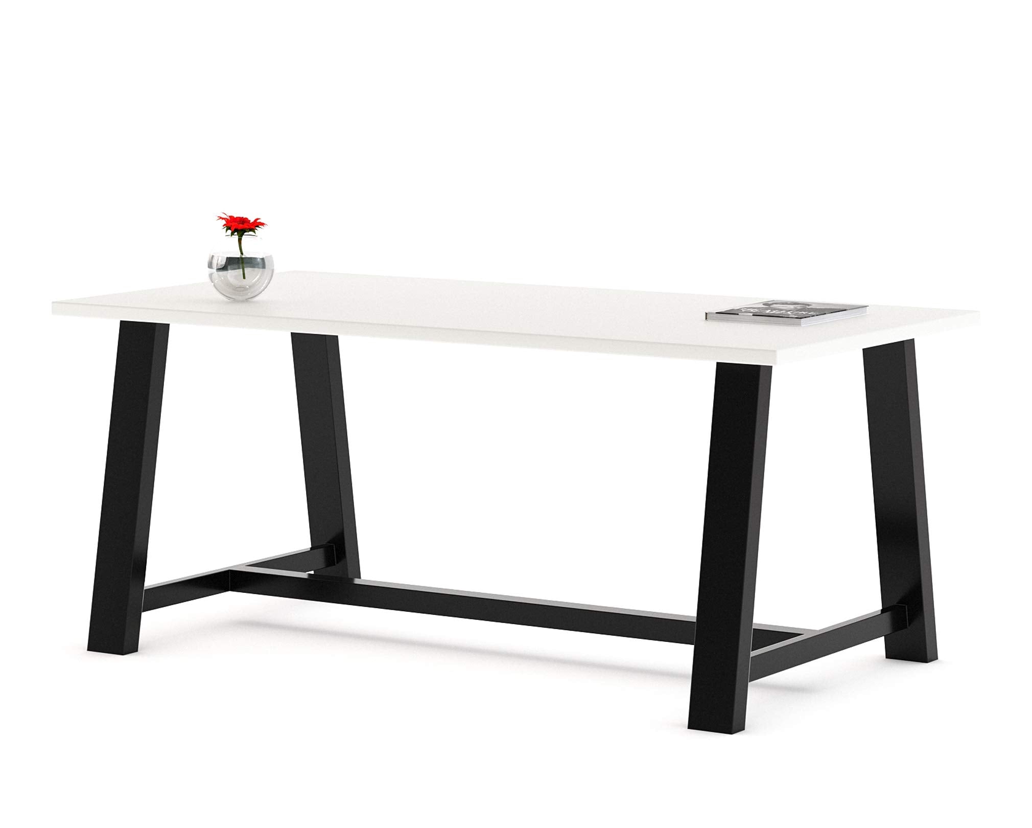 Kfi Midtown Conference Table, 72" W X 30" D X 36"H, Designer White