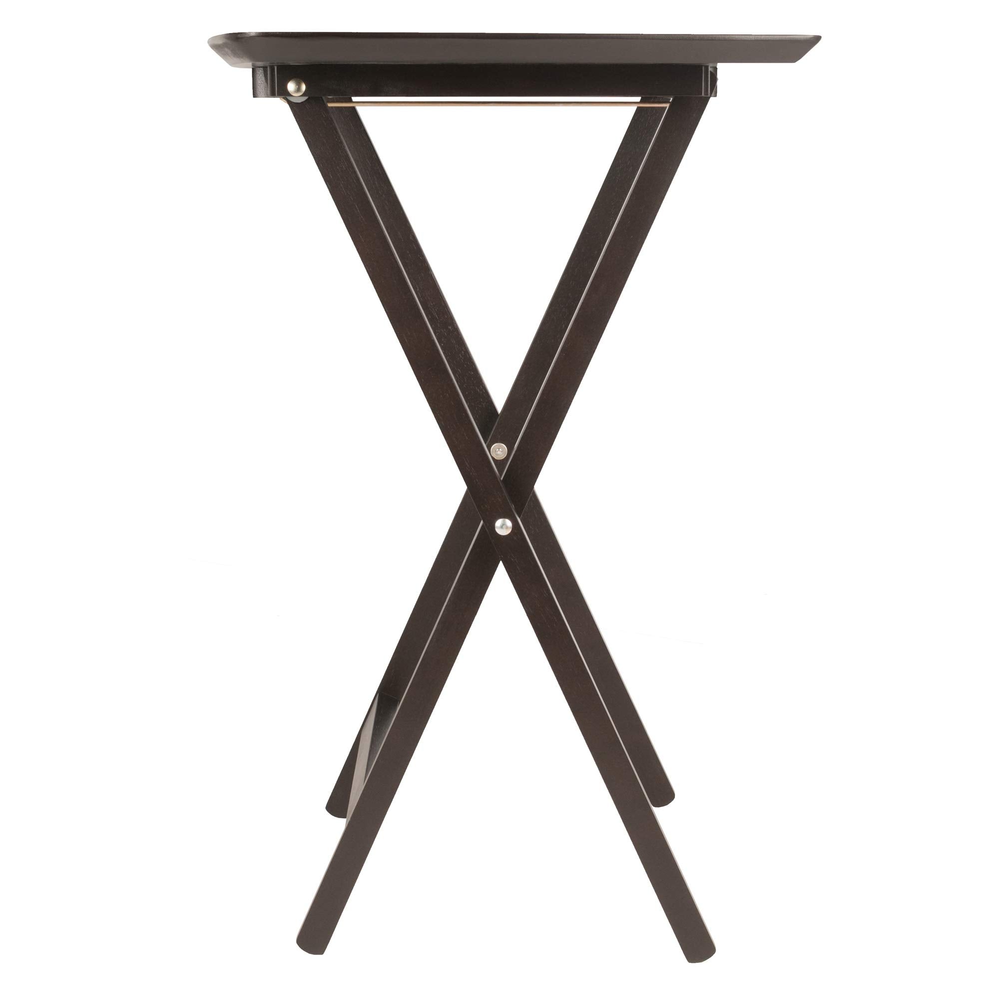 Winsome Anila Snack Table, Coffee, 23.86 x 16.77 x 25.83