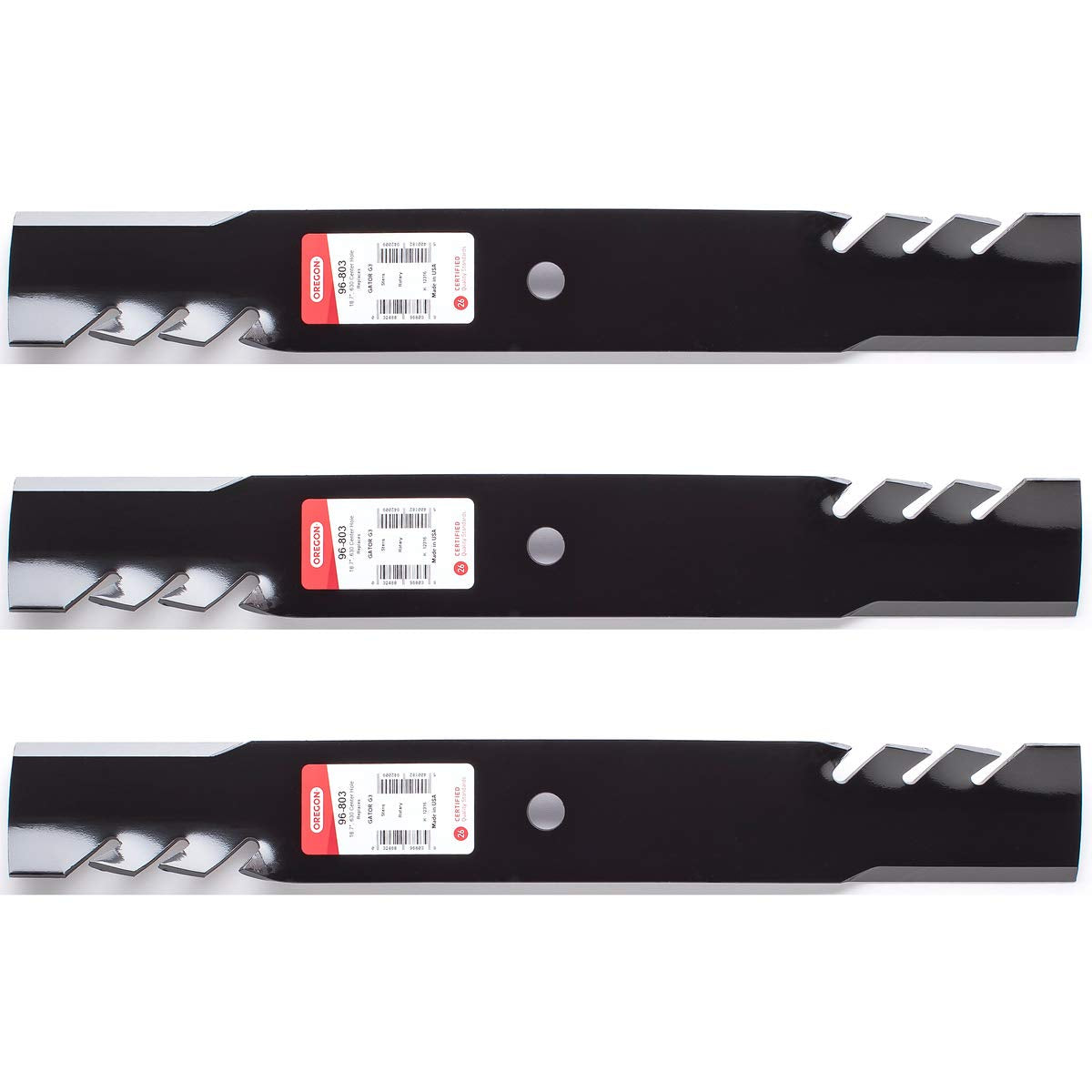 3Pk Oregon 96-803 G3 Gator Blades For 54' Toro 115-2454-03, 115-4999
