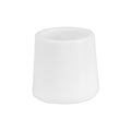 Flash Furniture White Replacement Foot Cap For Plastic Folding Chairs