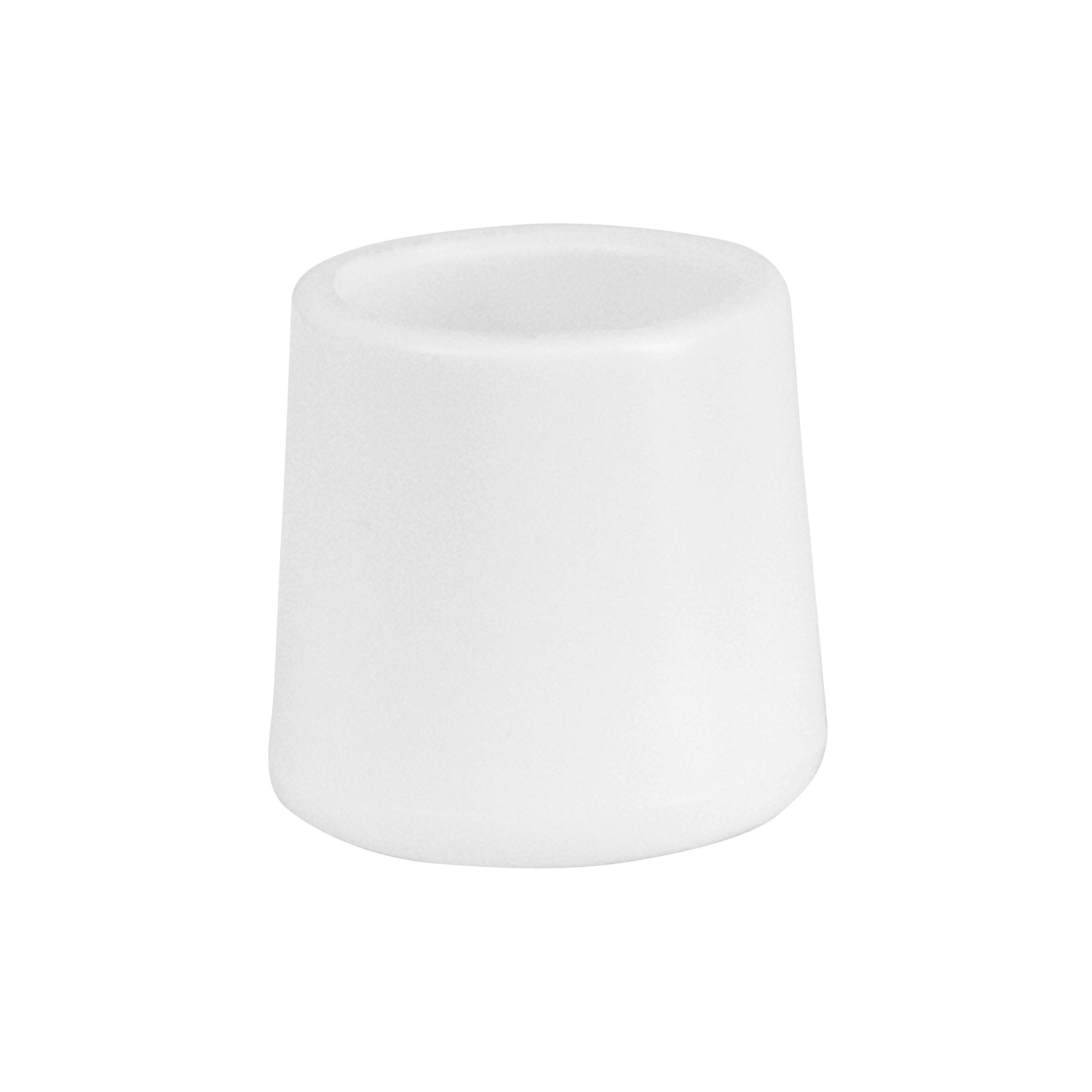 2500 Pk. White Replacement Foot Cap for Plastic Folding Chairs